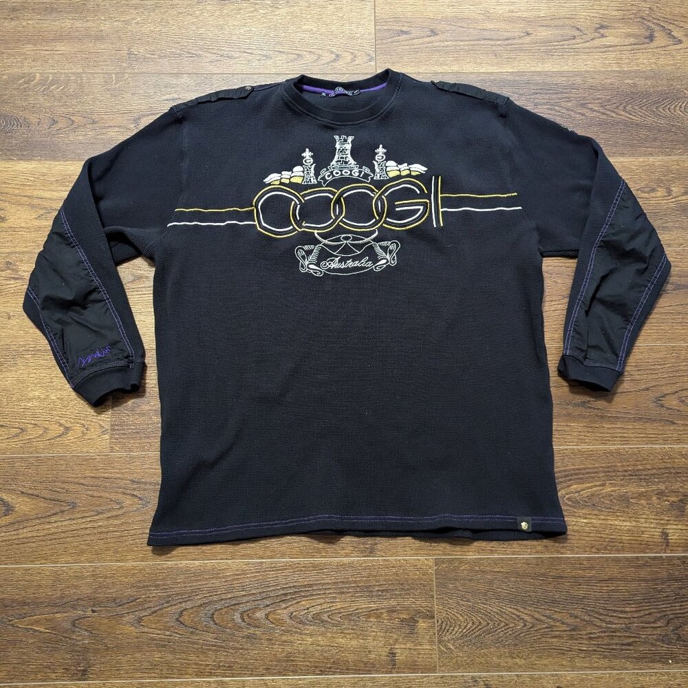 COOGI Long Sleeve Thermal Waffle shirt Men's size 4XL